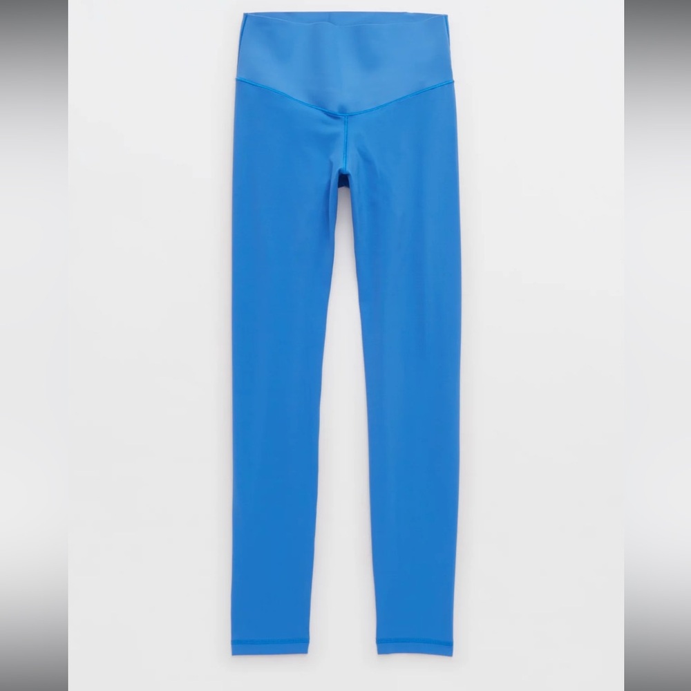 Aerie Extra Hold Blue Leggings